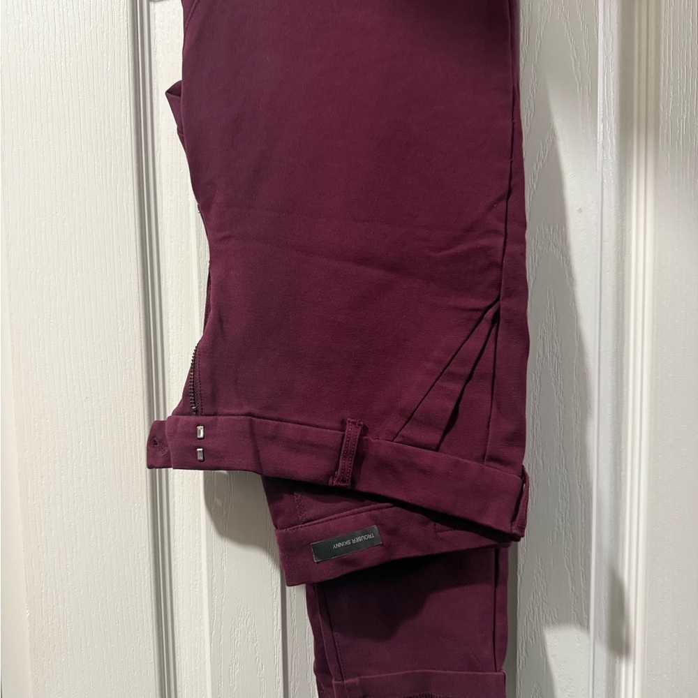 Kut from the Kloth Burgundy Skinny Pants